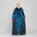 عباية اكمام طويله حريمى قطيفة هايدي مستورد الوان متعددة شتوي من ار اوه كيه - 8