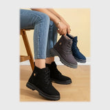 حذاء هاف بوت حريمى فوندي شمواه مستورد ونعل PVC حقن الوان متعددة شتوى من الطائر - 472