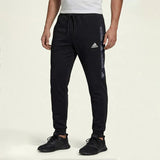 بنطلون رياضي طباعة رجالى ليجن مستورد اسود شتوي من تورنيدو - 2621703