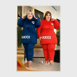 تونك مطبوع قطعتين حريمي هايدي مستورد لوكس الوان متعدده شتوي من ايه ال واي - 220213