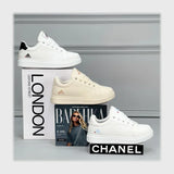 حذاء سنيكرز حريمى فوندي جلد إسكاي مستورد ونعل PVC حقن الوان متعددة جميع المواسم من ميلانو - 2245