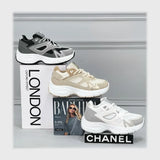 حذاء سنيكرز حريمى فوندي جلد إسكاي مستورد ونعل PVC حقن الوان متعددة جميع المواسم من ميلانو - 2269