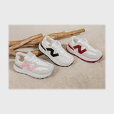 حذاء سنيكرز اطفالى فوندي جلد إسكاي مستورد ونعل PVC حقن الوان متعددة جميع المواسم من ان ستايل - 226