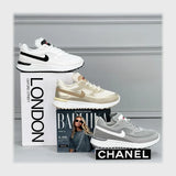 حذاء سنيكرز حريمى فوندي جلد إسكاي مستورد ونعل PVC حقن الوان متعددة جميع المواسم من ميلانو - 2285