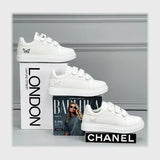 حذاء سنيكرز حريمى فوندي جلد إسكاي مستورد ونعل PVC حقن الوان متعددة جميع المواسم من ميلانو - 2377