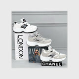 حذاء سنيكرز حريمى فوندي جلد إسكاي مستورد ونعل PVC حقن ألوان متعددة جميع المواسم من ميلانو - 2385