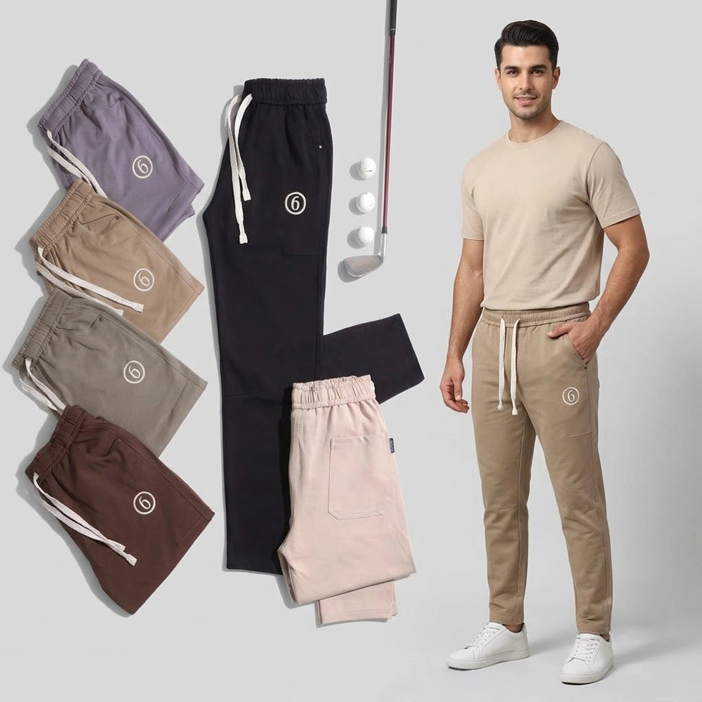 بنطلون شروال رجالي انترلوك بيج فاتح أو أوف وايت جميع المواسم من فارسكو - 24089-Beige