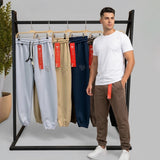 بنطلون شروال رجالي انترلوك بيج جميع المواسم من فارسكو - 24135-Beige