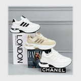 حذاء سنيكرز حريمى فوندي جلد إسكاي مستورد ونعل PVC حقن الوان متعددة جميع المواسم من ميلانو - 2432