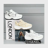 حذاء سنيكرز حريمى فوندي جلد إسكاي مستورد ونعل PVC حقن الوان متعددة جميع المواسم من ميلانو - 2446