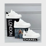 حذاء سنيكرز حريمى فوندي جلد إسكاي مستورد ونعل PVC حقن الوان متعددة جميع المواسم من ميلانو - 2465