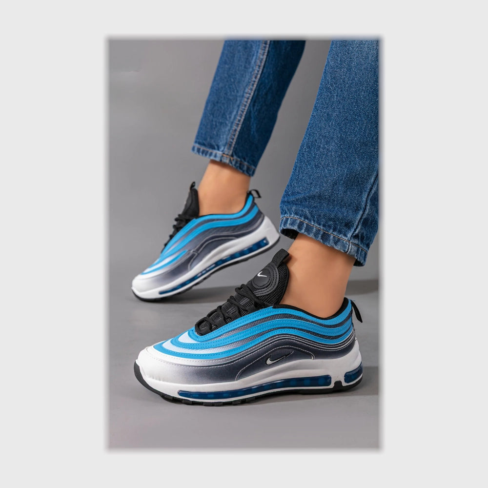 حذاءسنيكرز رجالى فوندي جلد إسكاي مستورد ونعل PVC حقن الوان متعددة جميع المواسم من اس تي - 24925