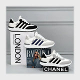 حذاء سنيكرز حريمى فوندي جلد إسكاي مستورد ونعل PVC حقن الوان متعددة جميع المواسم من ميلانو - 2495