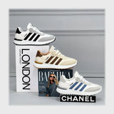 حذاء سنيكرز حريمى فوندي جلد إسكاي مستورد ونعل PVC حقن الوان متعددة جميع المواسم من ميلانو - 2496