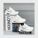 حذاء سنيكرز حريمى فوندي جلد إسكاي مستورد ونعل PVC حقن الوان متعددة جميع المواسم من ميلانو - 2501