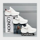 حذاء سنيكرز حريمى فوندي جلد إسكاي مستورد ونعل PVC حقن الوان متعددة جميع المواسم من ميلانو - 2507