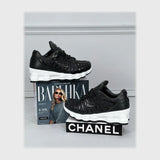 حذاء اسنيكرز حريمى فوندي جلد إسكاي مستورد ونعل PVC حقن الوان متعددة كل المواسم من ميلانو - 2520