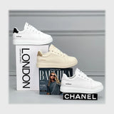 حذاء سنيكرز حريمى فوندي جلد إسكاي مستورد ونعل PVC حقن الوان متعددة جميع المواسم من ميلانو - 2531