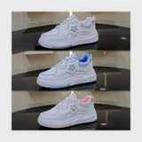 حذاء سنيكرز حريمى فوندي جلد إسكاي مستورد ونعل PVC حقن الوان متعددة جميع المواسم من نيو لوك - 25356