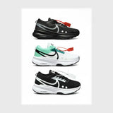 حذاء سنيكرز رجالى فوندي تريكو خيط مستورد ونعل PVC حقن الوان متعددة جميع المواسم من ميرور - 2545