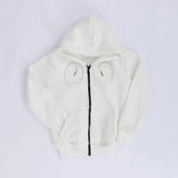 سويت شيرت سوستة اطفالي ميلتون بلوش ابيض شتوي من جي زد - 255-1