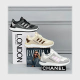 حذاء سنيكرز حريمى فوندي جلد إسكاي مستورد ونعل PVC حقن الوان متعددة جميع المواسم من ميلانو - 2562