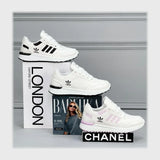 حذاء سنيكرز حريمى فوندي جلد إسكاي مستورد ونعل PVC حقن الوان متعددة جميع المواسم من ميلانو - 2568