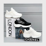 حذاء سنيكرز حريمى فوندي جلد إسكاي مستورد ونعل PVC حقن الوان متعددة جميع المواسم من ميلانو - 2583