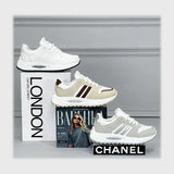 حذاء اسنيكرز حريمى فوندي جلد إسكاي مستورد ونعل PVC حقن الوان متعددة كل المواسم من ميلانو - 2593