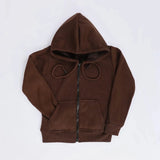 سويت شيرت سوستة اطفالي ميلتون بلوش بني شتوي من جي زد - 259-1