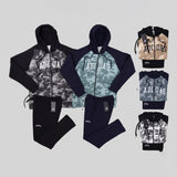 ترنج رياضي كابيشوه طباعة رجالى قطن ميلتون الوان متعددة شتوي من تورنيدو - 2611411