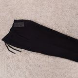 بنطلون رياضي من غير طباعة رجالى قطن ميلتون اسود شتوي من تورنيدو - 2621351