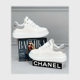 حذاء سنيكرز حريمى فوندي جلد إسكاي مستورد ونعل PVC حقن الوان متعددة جميع المواسم من ميلانو - 2712