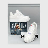 حذاء سنيكرز حريمى فوندي جلد إسكاي مستورد ونعل PVC حقن الوان متعددة جميع المواسم من ميلانو - 2725