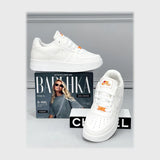 حذاء سنيكرز حريمى فوندي جلد إسكاي مستورد ونعل PVC حقن الوان متعددة جميع المواسم من ميلانو - 2727