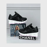 حذاء اسنيكرز حريمى فوندي جلد إسكاي مستورد ونعل PVC حقن الوان متعددة كل المواسم من ميلانو - 2730