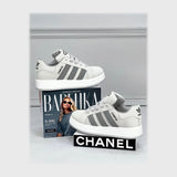 حذاء سنيكرز حريمى فوندي جلد إسكاي مستورد ونعل PVC حقن الوان متعددة جميع المواسم من ميلانو - 2738