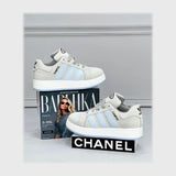 حذاء سنيكرز حريمى فوندي جلد إسكاي مستورد ونعل PVC حقن الوان متعددة جميع المواسم من ميلانو - 2758