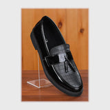 حذاء بانص رجالى فوندي PU اسكاي مستورد اسود جميع المواسم من إسكافي - 27