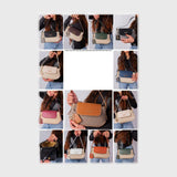 شنطه كروس حريمى جلد الوان متعددة جميع المواسم من المتحف للشنط - 28935