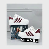 حذاء سنيكرز حريمى فوندي جلد إسكاي مستورد ونعل PVC حقن الوان متعددة جميع المواسم من ميلانو - 2915