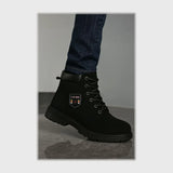 حذاء هاف بوت رجالى فوندي جلد إسكاي مستورد ونعل PVC حقن الوان متعددة شتوى من برازر - 29703