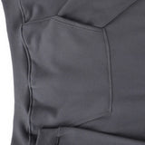 سويت شيرت هودي رجالي ميلتون اسفنجي تقيل قطن 100% مستورد رصاصي غامق شتوي من جي زد - 300