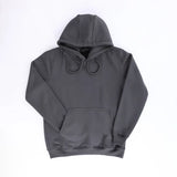 سويت شيرت هودي رجالي ميلتون اسفنجي تقيل قطن 100% مستورد رصاصي غامق شتوي من جي زد - 300