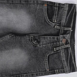 بنطلون ساده اولادي من سن 6 سنين ل 12 سنه بوي فريند تلبيس واسع رمادي غامقمن الأنطوني جينز - 3003-grey