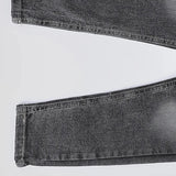 بنطلون ساده اولادي من سن 6 سنين ل 12 سنه بوي فريند تلبيس واسع رمادي غامقمن الأنطوني جينز - 3003-grey