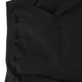 سويت شيرت هودي رجالي ميلتون اسفنجي تقيل قطن 100% مستورد اسود شتوي من جي زد - 303