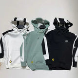 سويت شيرت هودي اولادى ميلتون قطن 100% اسود-اخضر-ابيض شتوي من بابلو - 3014