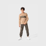 ترنج قطعتين اولادي اولادي بيكا مستوردة مبطنة هايدي الوان متعددة شتوي من لارك ارت - 3014