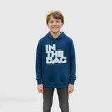 سويت شيرت هودي اولادى ميلتون قطن 100% اسود-برتقالي-سماوي شتوي من بابلو - 3017